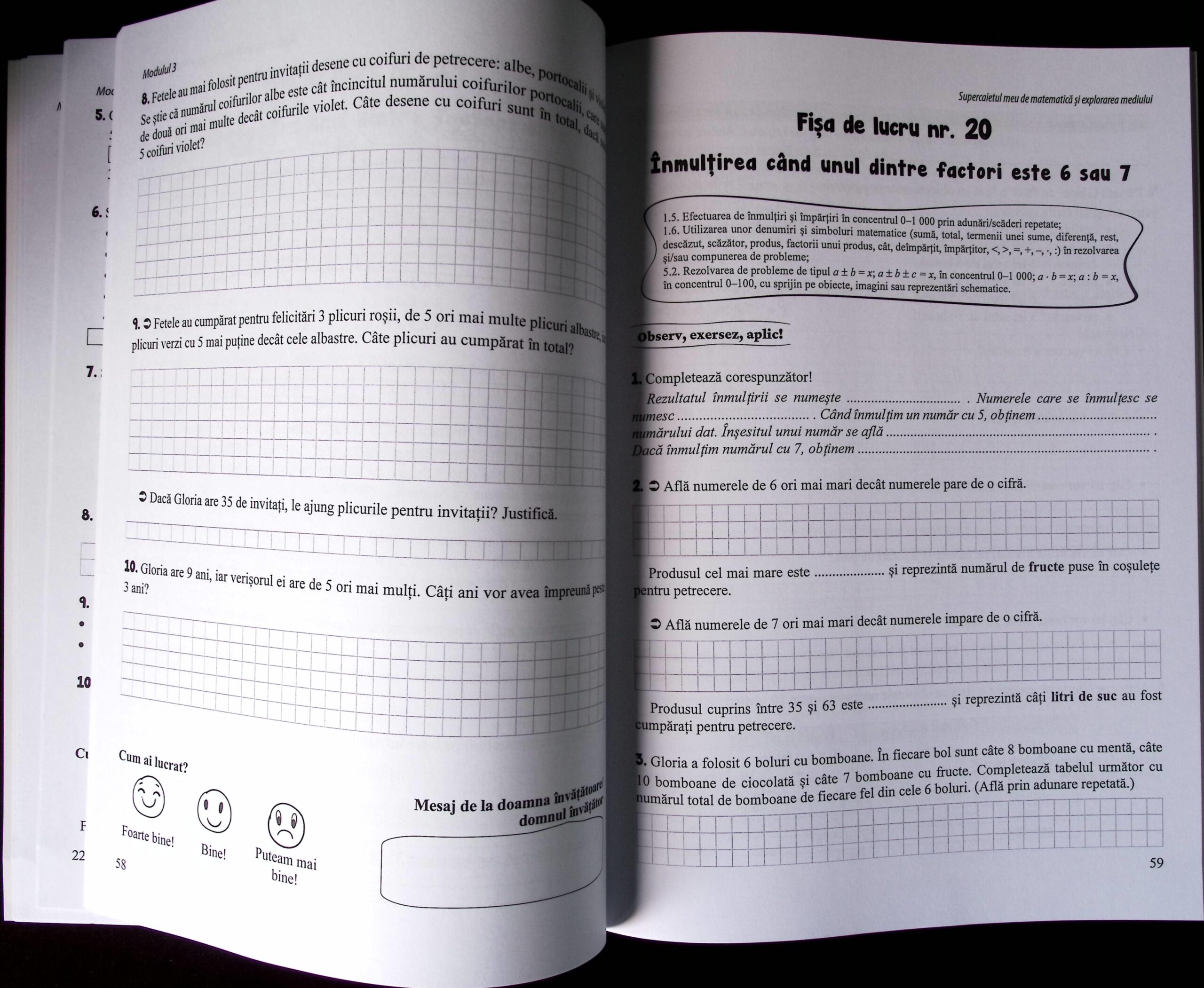 FIȘE DE LUCRU COMPER PENTRU CLASA A 2-A : MATEMATICĂ - imagine 5
