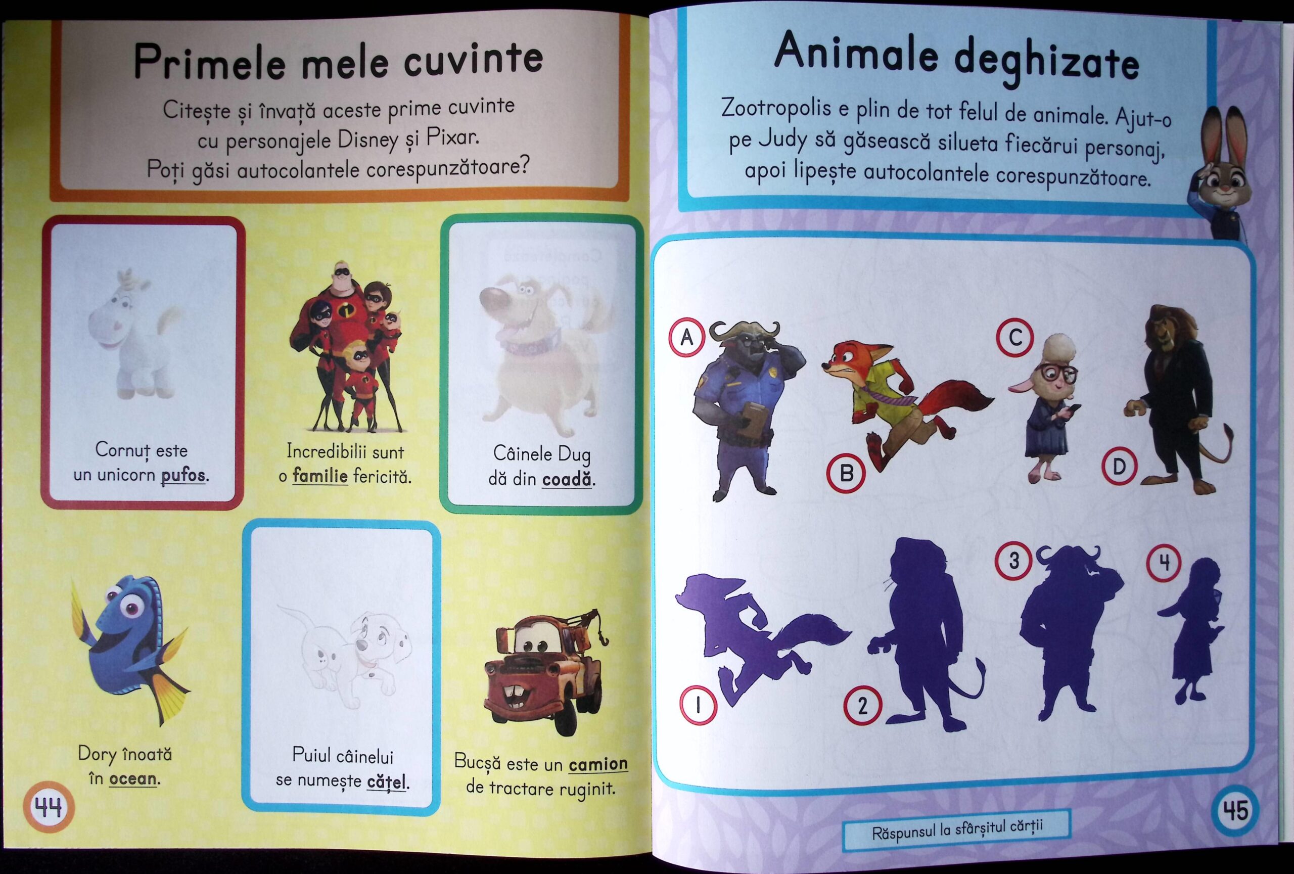 DISNEY: PRIMA MEA CARTE CU AUTOCOLANTE MARI - imagine 6