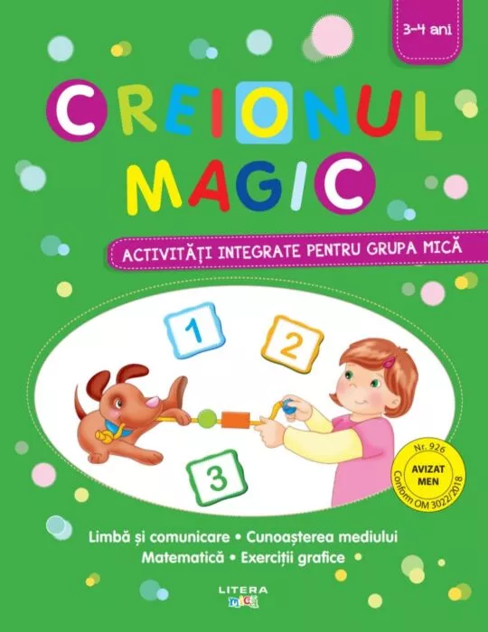 ACTIVITĂȚI GRUPA MICA 3-4 ANI AVIZAT MEN