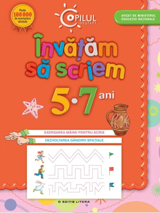 ÎNVĂȚĂM SĂ SCRIEM 5-7 ANI, AVIZAT MEN