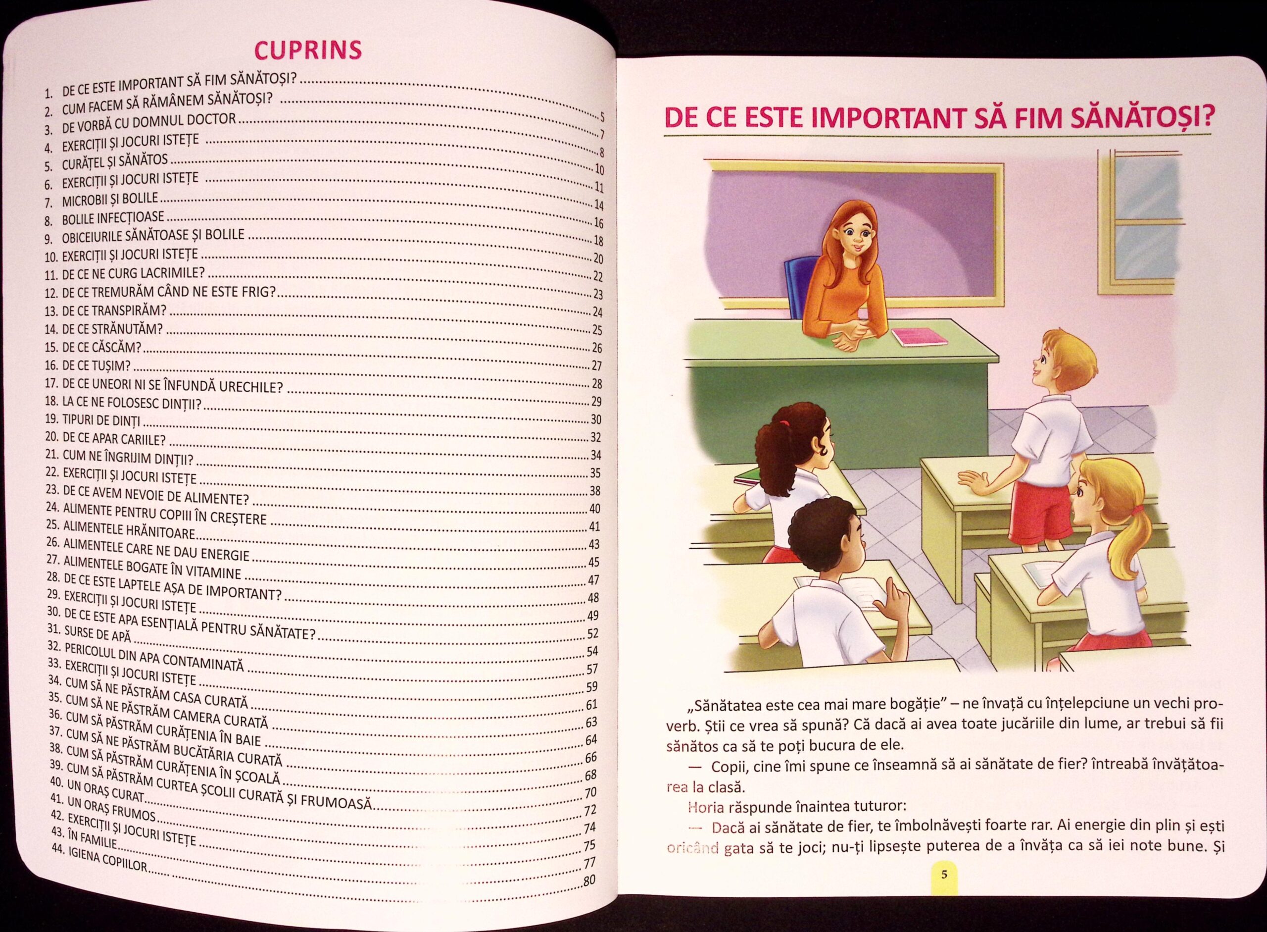 LECȚIA DE SĂNĂTATE 8-9 ANI: TOTUL DESPRE IGIENĂ ȘI O VIAȚĂ SĂNĂTOASĂ - imagine 2