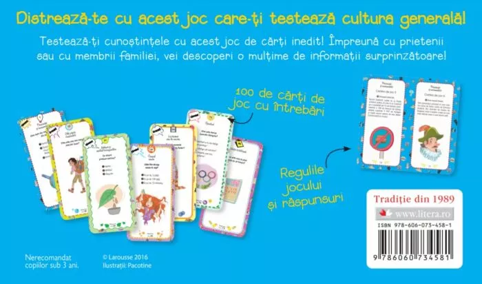 ȘTIAI CĂ? JOC DE CULTURĂ GENERALĂ. 100 DE ÎNTREBĂRI ȘI RĂSPUNSURI - imagine 2