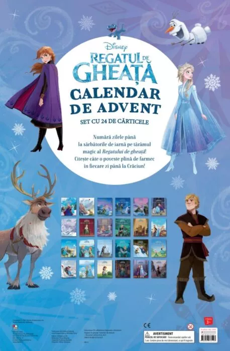 SET CU 24 DE CĂRTICELE : CALENDAR DE ADVENT REGATUL DE GHEAȚĂ - imagine 2